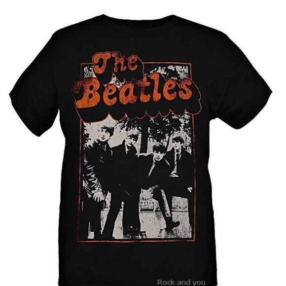 The Beatles T-Shirt Lennon McCartney pop rock Official 2XL XXL Last NWT - Picture 3 of 3